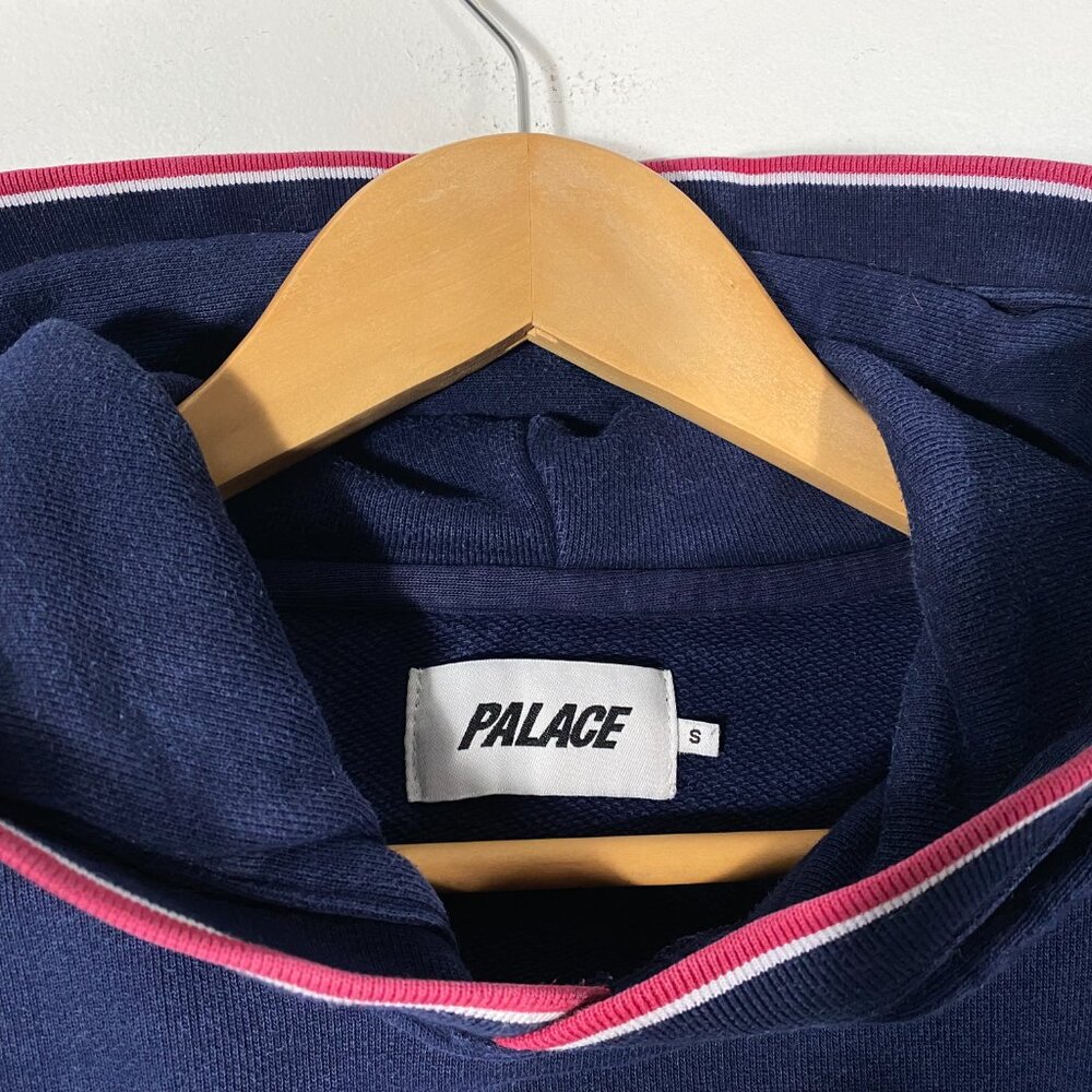 PALACE FW17 Handle Hoodie Navy 100% Cotton Pullover Hoodie men's size Small - Picture 5 of 8